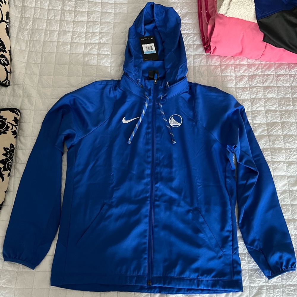 NWT Golden State Warriors Nike Blue Training Jacket